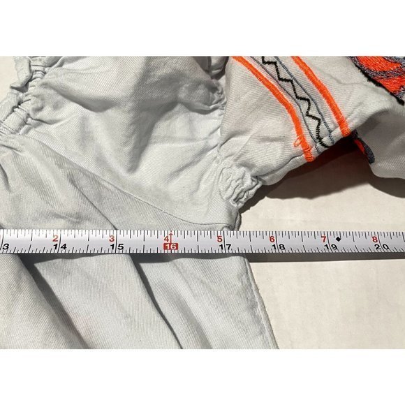 Free People blue shift dress with embroidery size Small, D1 - Picture 4 of 6